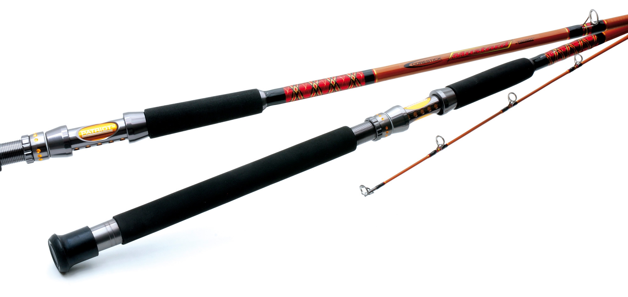 Patriot Corestick Mustard Trolling Rod 2.10m 10-25lb