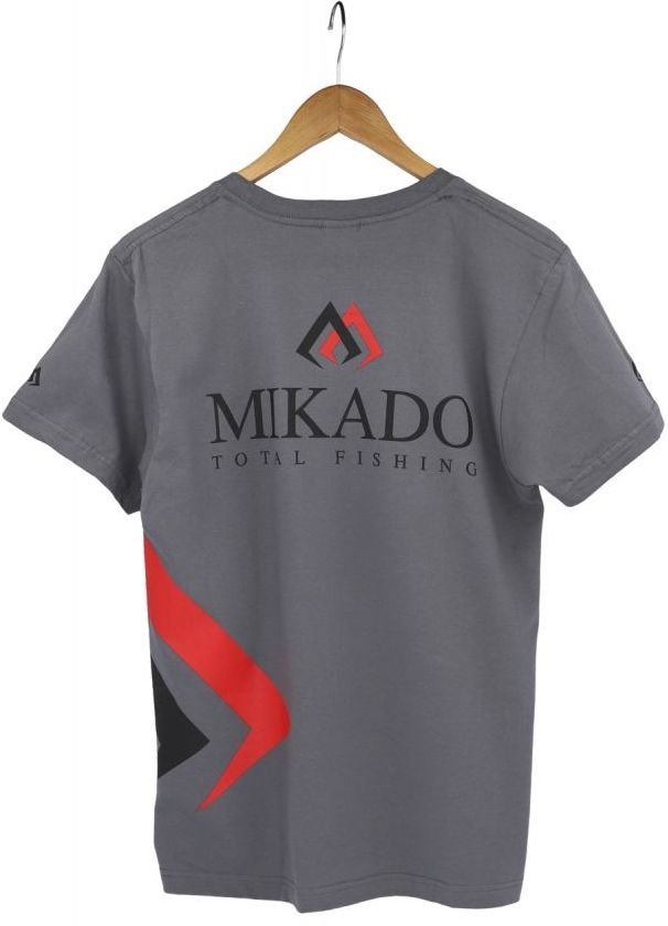 Mikado Total Fishing T-Särk Real Grey M