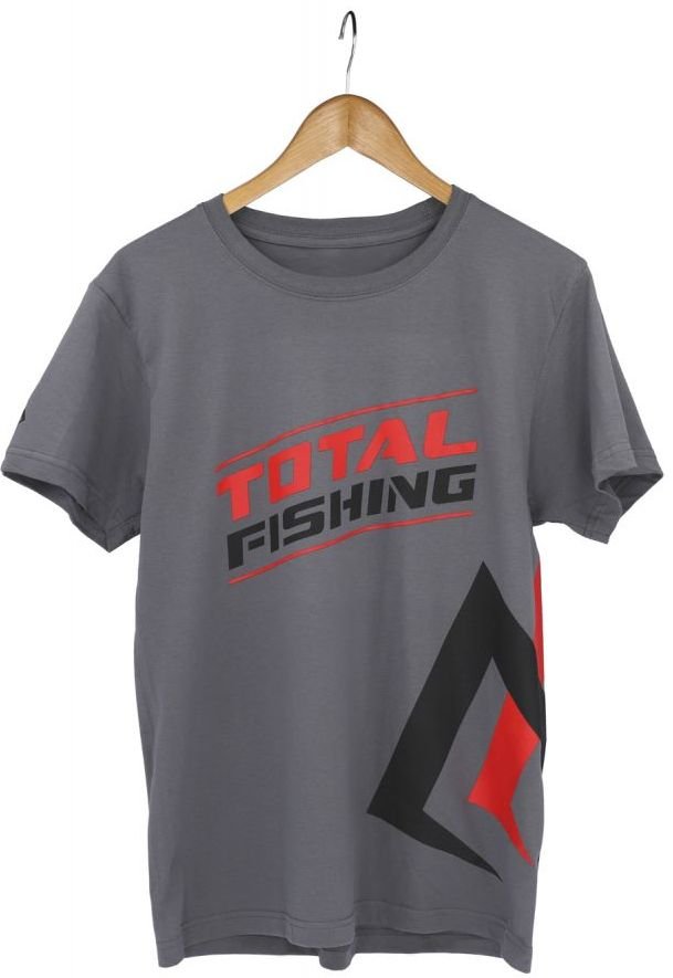 Mikado Total Fishing T-Särk Real Grey M
