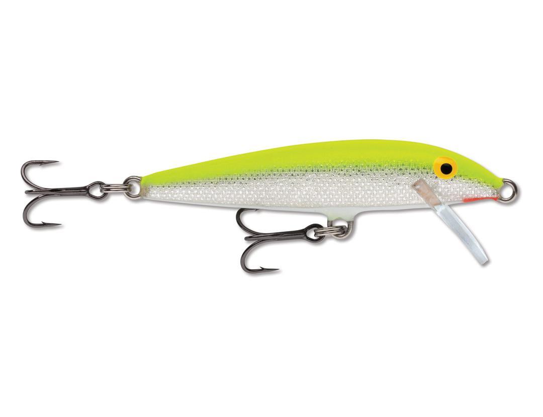 Rapala Original Silver Fl Chartreuse 5cm/3g F05 SFC Rapala Original Silver Fl Chartreuse 5cm/3g F05 SFC
