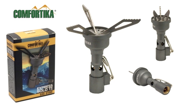 Gas stove COMFORTIKA «Express SOLO T1» (3,58 x 9,5 x 8,35 cm) GAS-008 Gas stove COMFORTIKA «Express SOLO T1» (3,58 x 9,5 x 8,35 cm) GAS-008