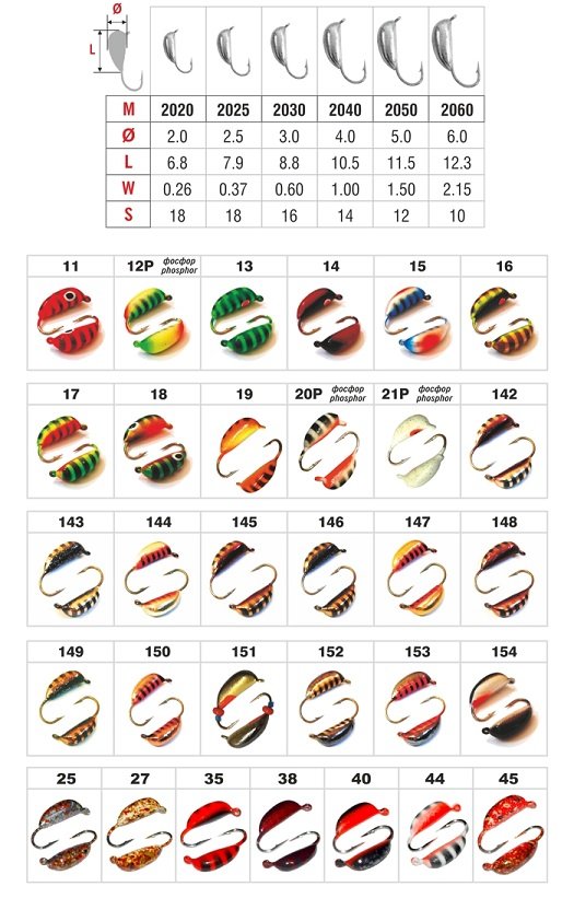 Mormishka «RIGAs BANANA» Nr. 20 with an eye (5 mm, 1.5 g, colour: 144