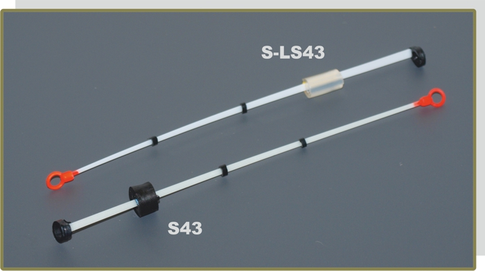 Nooguti / Quiver tip NOD 43S lavsan (silicone fixation, 120 mm, rigidness: 0,50