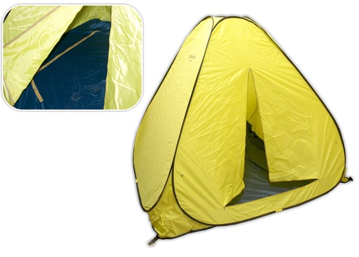 Talitelk / Winter tent Automatic Fish2Fish Standard 200 x 200 x 150 cm, 2,8 kg Yellow W-A200-YBZ