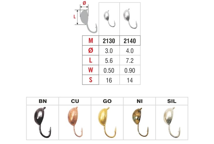 Mormishka «WATER-BUG» Nr. 21 with an eye (4 mm, 0.9 g, colour: BN