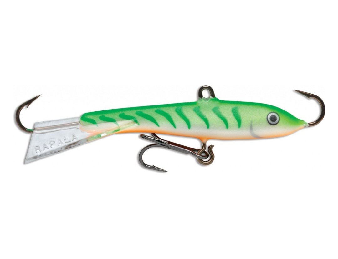 Rapala Jigging Rap 3cm/6g Green Tiger UV