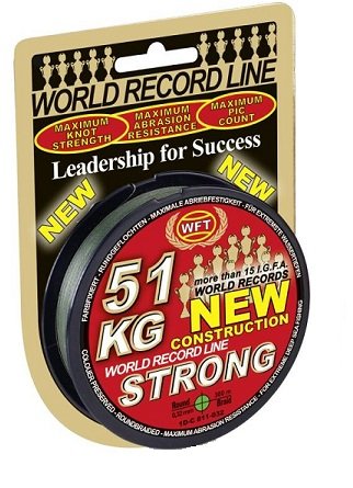 WFT NEW 0.25mm 39KG Strong green 300m