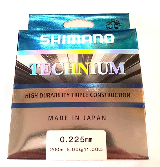 Shimano Technium 200m 0.285mm/7.50kg color: Black (MADE IN JAPAN)