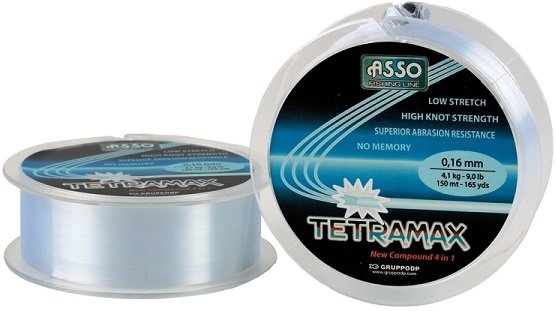 Asso Tetramax 0.22mm/8.40kg 150m Clear