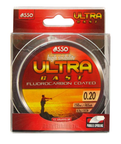 Asso Ultra Cast 0.18mm/4.8kg 150m roheline