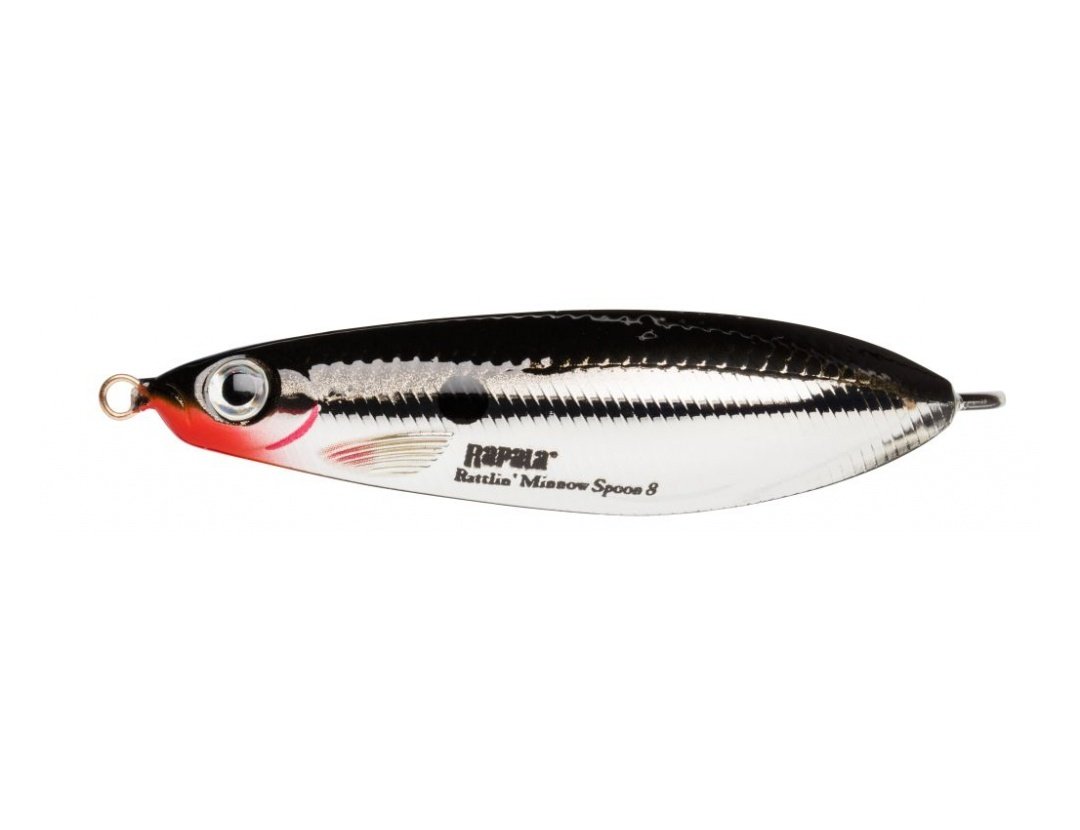 Rapala Rattlin Minnow Spoon 8cm/16g RMSR08 CH Rapala Rattlin Minnow Spoon 8cm/16g RMSR08 CH