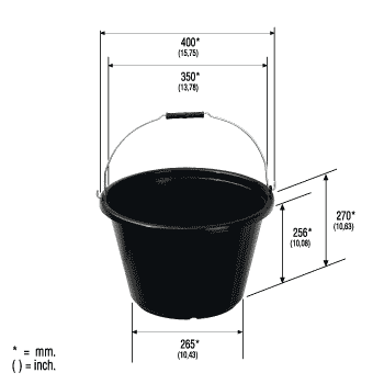 Plastica Panaro Ämber 18l ART.116/18V sinine