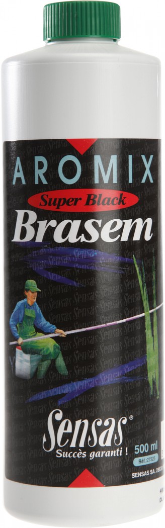 SENSAS AROMIX Brasem / Latikas Super Black 500ml 27325