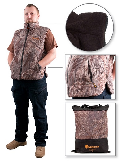 Vest TAGRIDER AI-001 (size: M, colour: camouflage) WAI-001-M